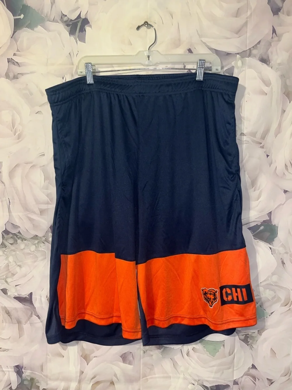 Mens Fanatics NFL Chicago Bears Logo Performance Shorts Fooball Size 2XLT NEW​
